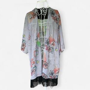 Disney’s The Little Mermaid Tasseled Kimono Size Medium